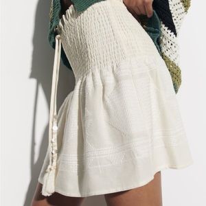 Zara NWT | Linen Blend Skirt | NEW THIS SEASON | XS